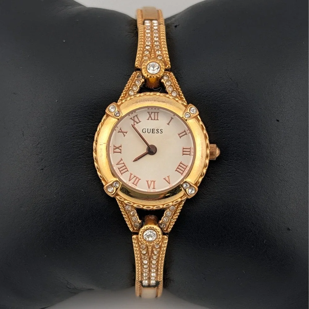 Guess U0135L3 Bronze‎ Gold Tone Crystal Bracelet Watch